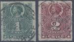 Chili : n 21 et 22 oblitr anne 1878