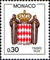 Monaco Taxe N** Yv:79 Mi:83