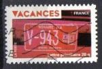 FRANCE 2009 - YT A 323 - VACANCES - plaque immatriculation