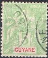 Guyane Poste Obl Yv: 43 (TB cachet rond) Mi:43