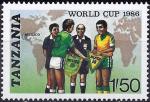 Tanzanie 1986 - YT 297 ( Coupe du monde de football ) MNH