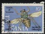 Tanzanie 1986 Oblitr Used Animal Insecte Glossina sp. Mouche ts ts SU