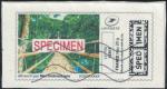 France vignette sur fragment Used Mon timbre en ligne Spcimen Affranchie SU