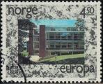 Norvge 1987 Oblitr Used Architecture Btiments Europa Y&T NO 922 SU