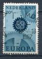 Timbre PAYS BAS  1967   Obl   N 850   Y&T   Europa 1967