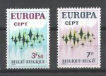 Europa 1972 Belgique Yvert 1623 et 1624 neuf ** MNH