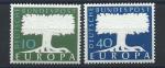 Allemagne - RFA N140/41** (MNH) 1957 - Europa
