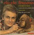 EP 45 RPM (7")  Claude Franois / Beatles  "  Petite mche de cheveux  "