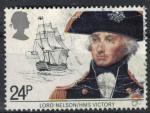 Royaume Uni 1982 Oblitr Used Lord Nelson et le vaisseau HMS Victory navire SU
