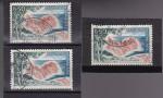 Timbre France Oblitr / 1963 / Y&T N1391 (x3)