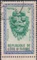 Cte d'Ivoire (Rp.) 1960 - Masque Gur, obl. ronde - YT 183 