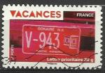 France 2009; Y&T n aa323; lettre 20g, Immatriculation, srie vacances