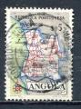 Timbre ANGOLA  1955   Obl  N  381   Y&T  Carte Gographique