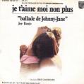 SP 45 RPM (7")  B-O-F  Serge Gainsbourg  "  Je t'aime moi non plus  "  Espagne 