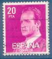 Espagne n2061 Juan Carlos 1er 20p lilas rouge oblitr