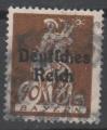 ALLEMAGNE WEIMAR N 118F o Y&T 1920  semeur timbre de n 182 surcharg