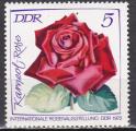 Joli timbre oblitr sur "les ROSES"
