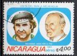 NICARAGUA N PA 1013 o Y&T 1983 Visite de Jean Paul II