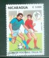 Nicaragua 1990 Y&T 1526 oblitr Football