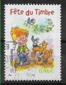 2002 FRANCE 3467 oblitr, cachet rond, fte du timbre
