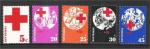Netherlands - NVPH 1015-1019 mint   red cross / croix rouge