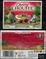 Belgique Lot 2 tiquettes Bire Beer Labels Cherry Chouffe