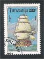 Tanzania - Scott 1214   boat / bateau