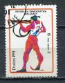 Timbre Rpublique de MADAGASCAR  1991  Obl  N 1032  Y&T  Biathlon
