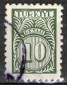**   TURQUIE    10 k  1959  YT-S57  " Timbre service " (o)   **