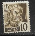 Baden - 1948 - YT n 16  oblitr