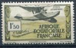 Timbre d' AEF  PA  1943  Neuf *  N  30   Y&T  Avion