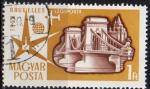 HONGRIE N PA 201 o Y&T 1958 Exposition de Bruxelles (Pont des chaines  Budape)