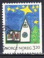 NORVEGE - 1990 - Nol - Yvert 1014 Oblitr 