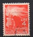 ITALIE N 492 o Y&T 1945-1948 flambeau