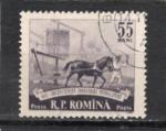 Timbre Roumanie Oblitr / 1957 / Y&T N1543.