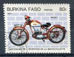 Timbre du BURKINA FASO 1985  Obl  N 655  Y&T  Moto
