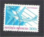 Indonesia - Scott 1489  plane / aeroplane