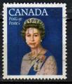 CANADA N 622 o Y&T 1977 Anniversaire de l'acession au trone de la reine Elisabe