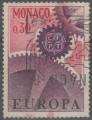 Monaco 1967 - Europa, roues dentes, obl. - YT 729 