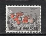 Timbre Singapour Oblitr / 1962 / Y&T N55.