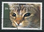 Timbre S. TOME THOME & PRINCIPE 1995 Obl N 1???  Y&T Chats
