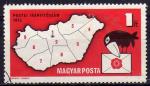 Hongrie 1973 - Le code postal, 1 Ft - YT 2288 