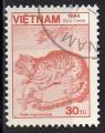 Vietnam 1984; Y&T n 554; 30 xu, faune, chat marbr