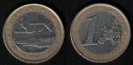 Finlande 2001 monnaie coin 1 euro Cygnes oiseaux immaculs SU