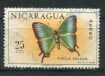 Timbre du NICARAGUA  PA  1967  Obl  N 579  Y&T  Papillons 