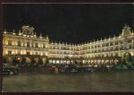 CPM non crite Espagne SALAMANCA Plaza Mayor la nuit
