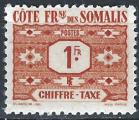 Cte des Somalis - 1947 - Y & T n 47 Timbres-taxe - MNH