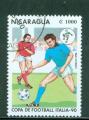 Nicaragua 1990 Y&T 1524 oblitr Football