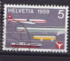 Suisse - 1959 - YT n  621/2 oblitr