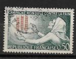 France N 1379 campagne mondiale contre la faim 1963